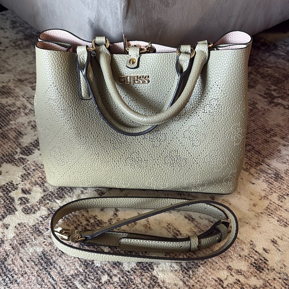 Guess Sage Amara Girlfriend Satchel Shoulder Bag with Stylish Design
